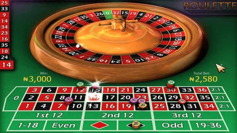 Tìm vận may trong trò chơi Roulette